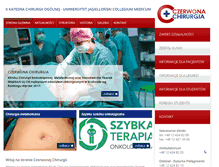Tablet Screenshot of czerwonachirurgia.pl
